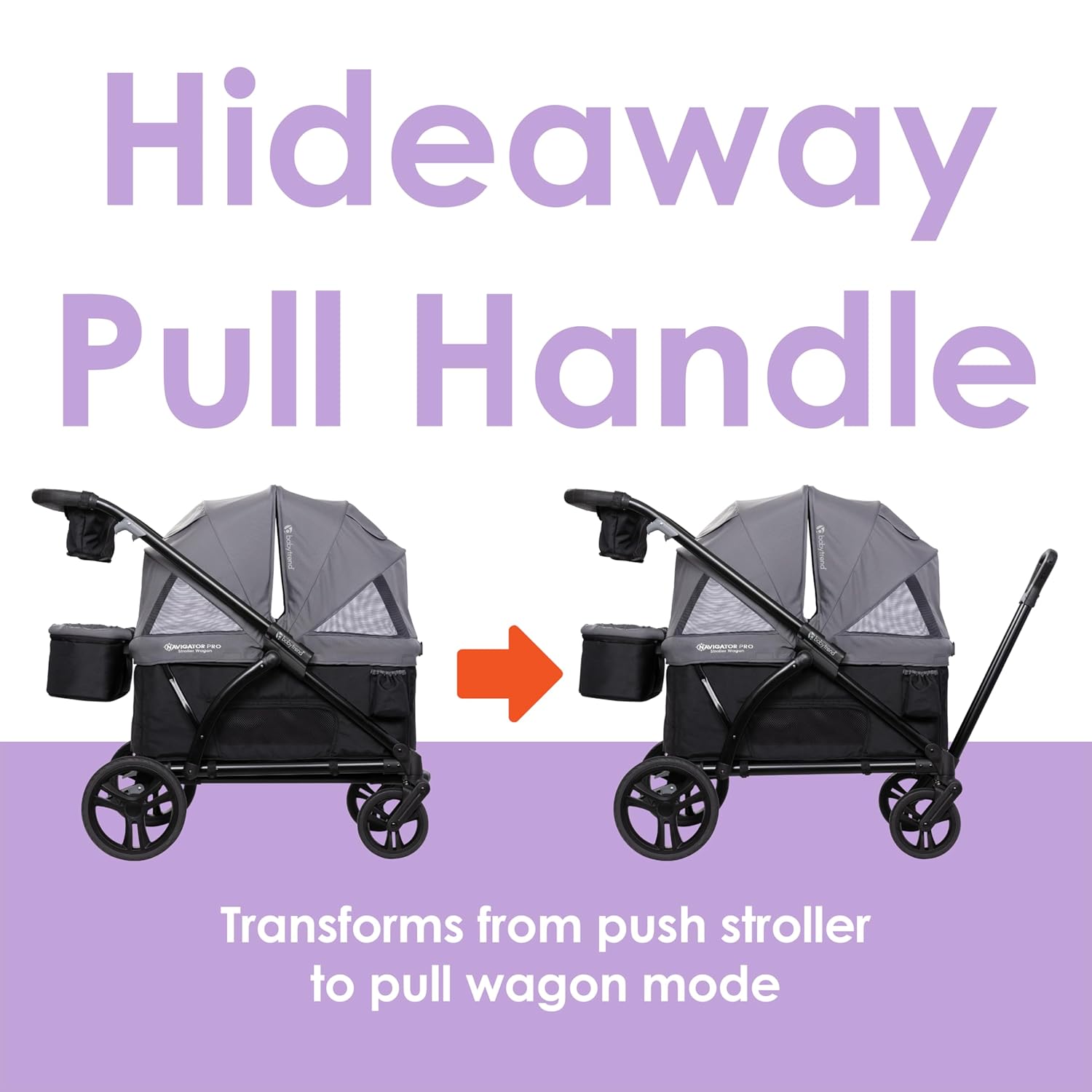 Baby Trend Navigator PRO 2-in-1 Stroller Wagon, Dash Sage