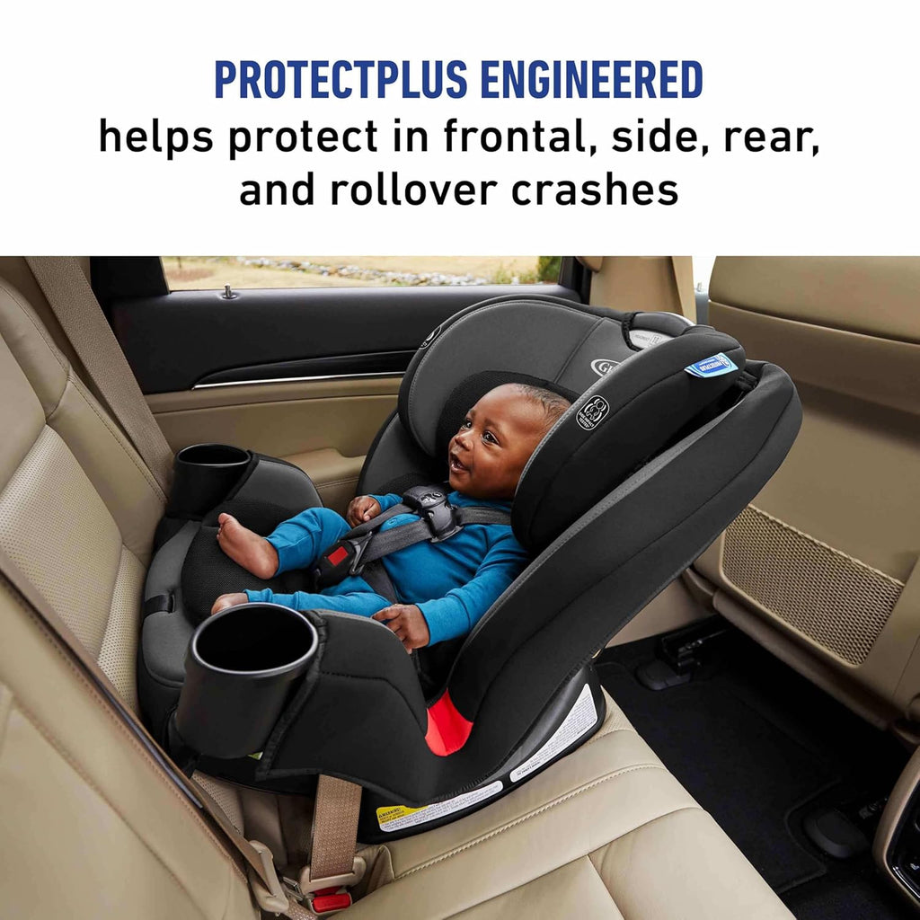 3-in-1 Reclining Car Seat, Kipling - Rear & Forward Facing Car Seat, Highback Booster, Adjustable Headrest
