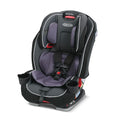 3-in-1 Convertible Car Seat, Space Saving Design, Forward & Rear-Facing, Highback Booster Option – Purple