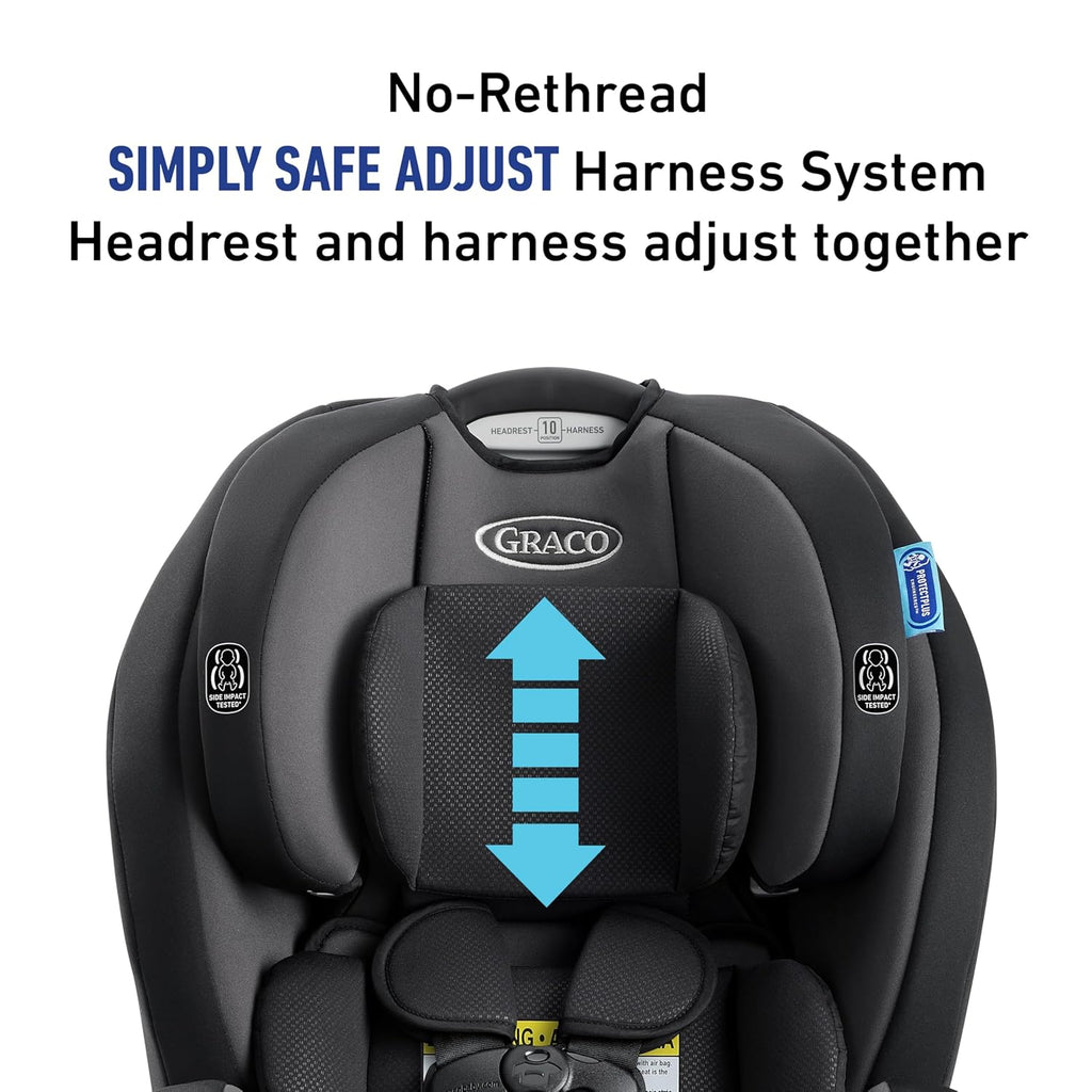 3-in-1 Reclining Car Seat, Kipling - Rear & Forward Facing Car Seat, Highback Booster, Adjustable Headrest