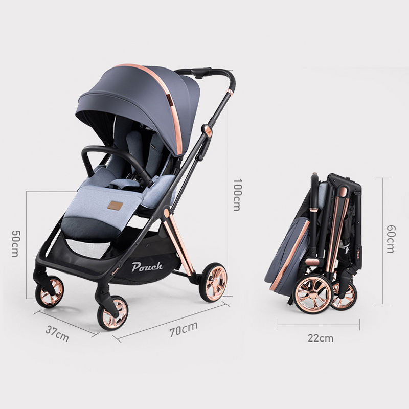 Pouch A60 PLUS wholesale 2023 new design fashionable professional baby stroller