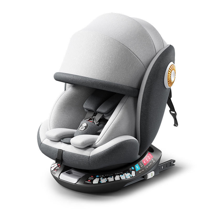 Baby Car Seat 360-degree Rotation Convertible Child Car Seat 0-12 Years Old