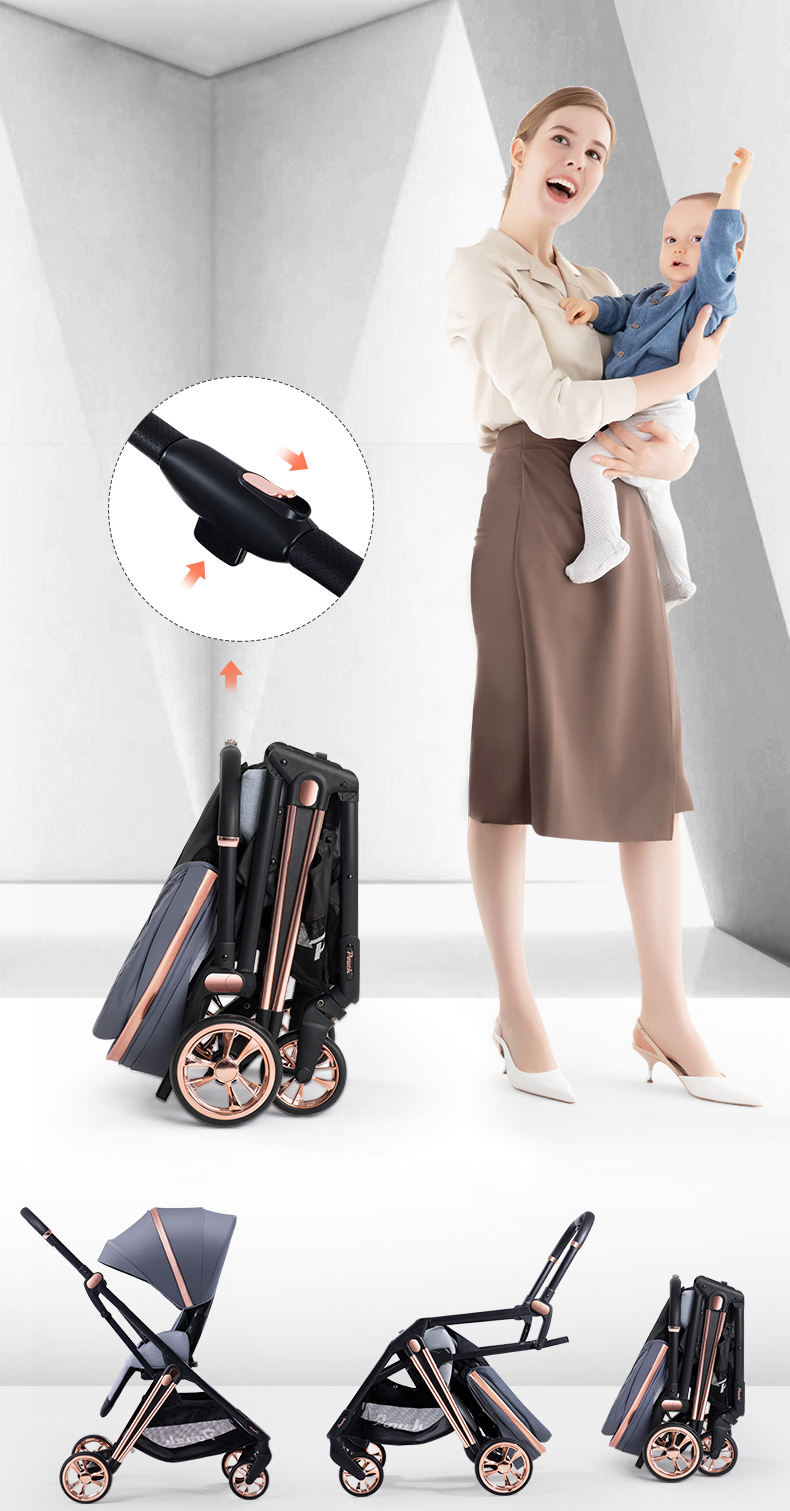 Pouch A60 PLUS wholesale 2023 new design fashionable professional baby stroller