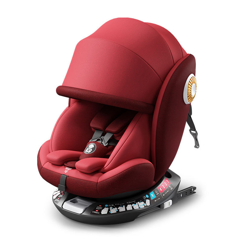 Baby Car Seat 360-degree Rotation Convertible Child Car Seat 0-12 Years Old