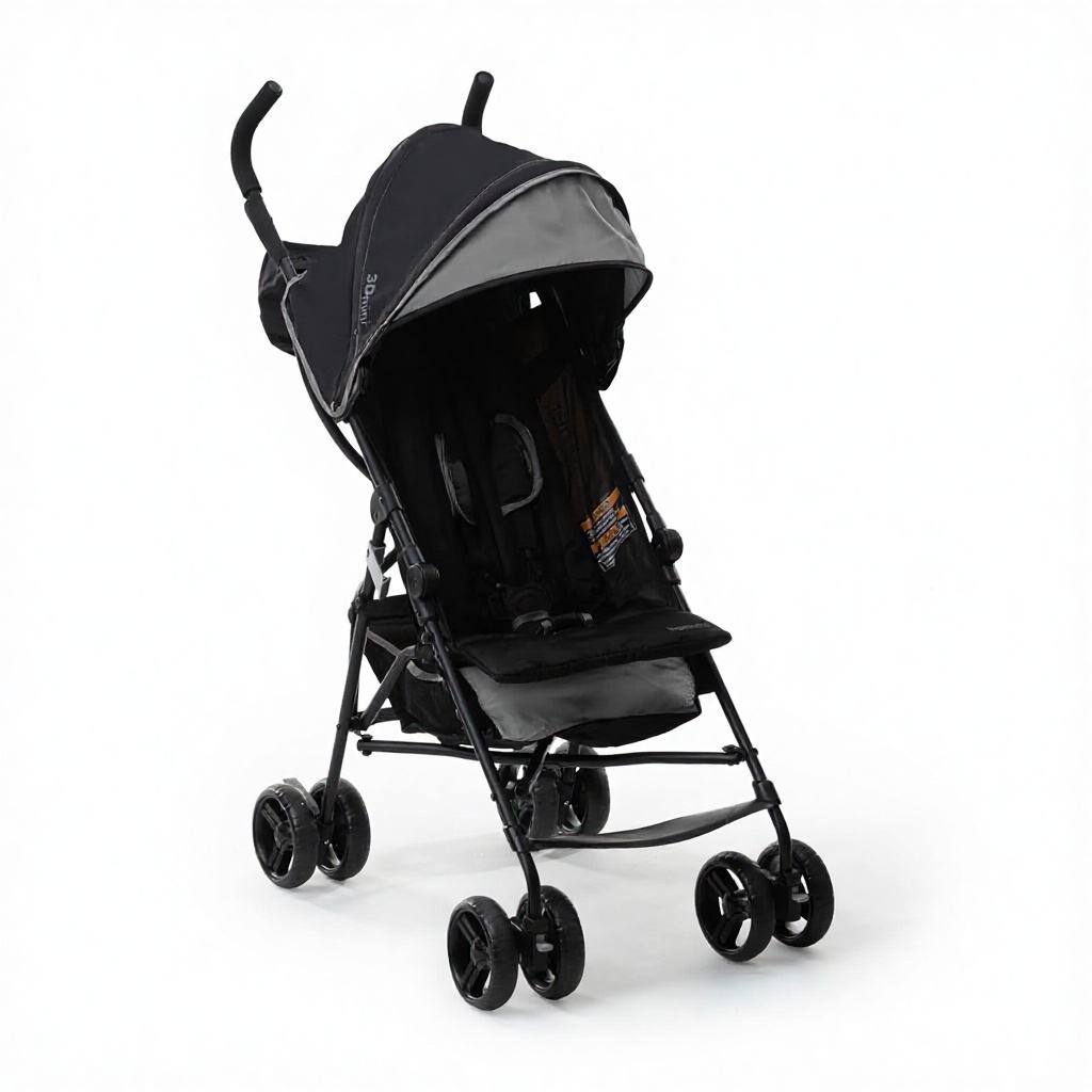 Travel 3D Mini Convenience Stroller Lightweight Stainless Steel Frame Foldable Compact Multi-Position Recline Canopy Pop Sun 0-3