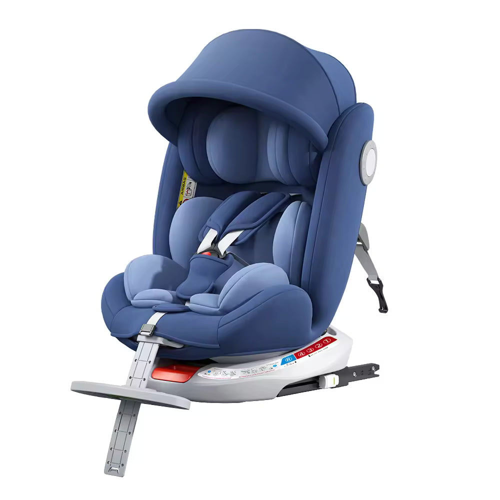 Baby Car Seat 360-degree Rotation Convertible Child Car Seat 0-12 Years Old