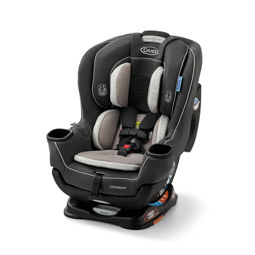 Baby Car Seat, Rear and Forward Facing, Adjustable Extension Panel for Extra Legroom, Gotham